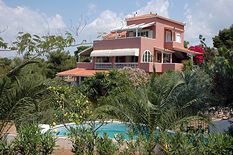 Ermionida Resort Argolis Blick auf ein Haus