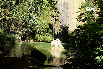 Auffangbecken Kalamari Wasserfall