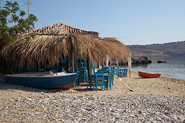 Peloponnes in Griechenland Strand