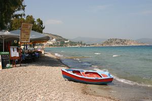Tolo Peloponnes Kafenion direkt am Meer