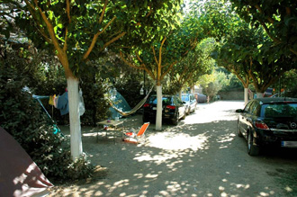Camping Finikes - Der Platz mit Baumbestand